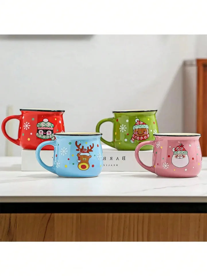 Ceramic Christmas Cartoon Mug