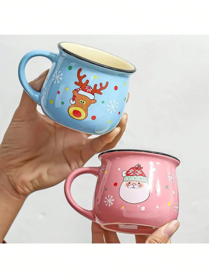 Ceramic Christmas Cartoon Mug