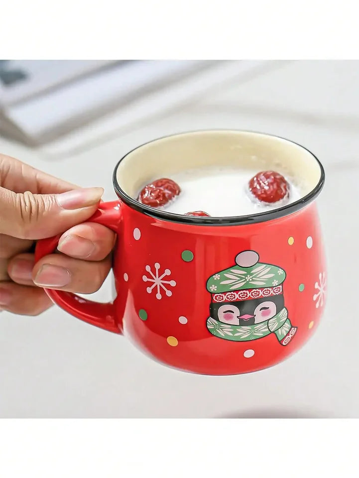 Ceramic Christmas Cartoon Mug